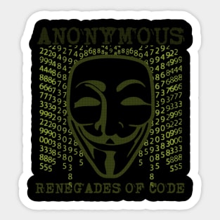 Cyber Shadows – Anonymous Face Sticker